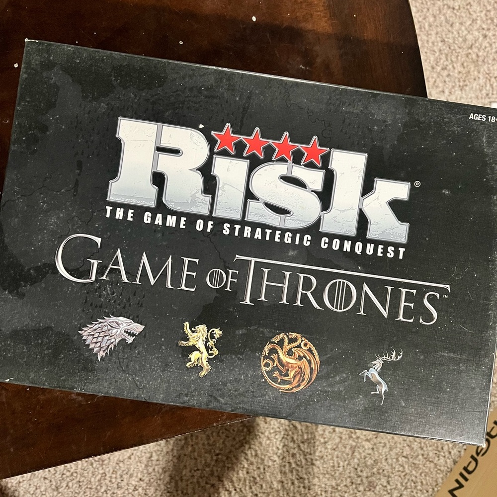 Risk Game of Thrones Board Game - Black